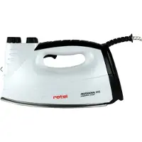 Rotel Professional Extra Dampfbügeleisen Schwarz Edelstahlsohle 5bar 800W