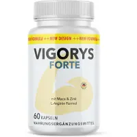 Glory Products OÜ Vigorys Forte Kapseln | mit L-Arginin, L-Citrullin sowie Maca, Traubenkernextrakt und Zink | 60 Kapseln Inhalt pro Dose