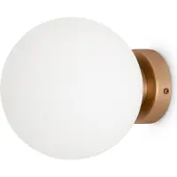 Maytoni Wand- und Deckenleuchte Basic Form in Gold und Weiß E14 180mm