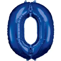 Amscan Folienballon Zahl 0