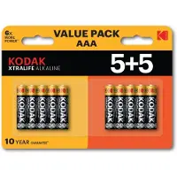 Kodak Xtralife Alkaline AAA/LR3 5+5 10szt (30423466)