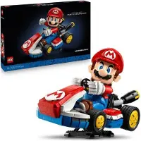 LEGO Mario Kart, 72037 Mario und Standard Kart, Bauset für Erwachsene, 1972 Teile