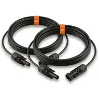 PVundSO Solarkabel-Verlängerung 2x 2m Schwarz MC4