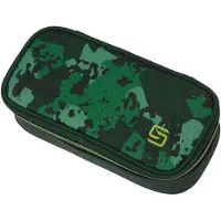 Tenneco Walker Schlampermäppchen Fame 2.0 Pencil Box Camo Green dunkelgrün