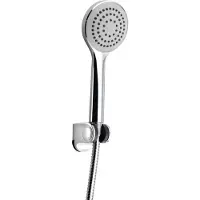 Sonstiges Duschset, Duschkopf 5 Funktion, Brauseschlauch, Griff, Chrom BETTY