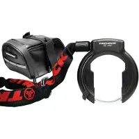 Trelock Rahmenschloss Set RS 480 AZ+ZR355 Fahrradzubehör Schwarz