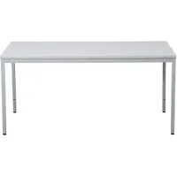 Proregal Schreibtisch Bear | HxBxT 75x160x80 cm | Grau | Rechteckig | Quadratfüße | Lackiert