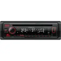 Kenwood KDC-BT450DAB, Schwarz, 1 DIN, 50 W, 4.0 Kanäle, 50 W, CD-R, CD-RW