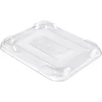 Duni GmbH rPET Deckel für Fibre Trays Caterline Transparent rPET 234x186x23 | Packung (220 Stück)
