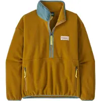 Patagonia - Warmer Fleece-Pullover mit Stehkragen und Reißverschluss &ndash; Damen / Frau &ndash; W's Synch Marsupial Bobcat Brown - W's Synch