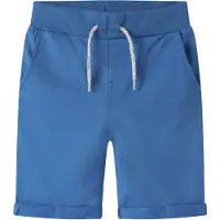 Name it Sweatshorts "NKMVERMO LONG SWE SHORTS UNB F NOOS" Baumwolle, Umschlagsaum