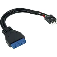 InLine USB 3.0 zu 2.0 Adapterk. int., USB 3.0 / USB 2.0 Pfostenanschluss, 0,15m