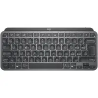 Logitech MX Keys Mini For Business, Kabellos, RF Wireless + Bluetooth, Scherenschalter, QWERTY, LED, Graphit