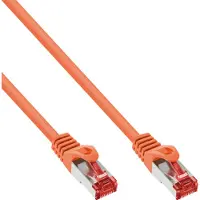 InLine Patchkabel, S/FTP (PiMf), Cat.6, 250MHz, PVC, Kupfer, orange, 10m, 10 m, Cat6, S/FTP (S-STP), RJ-45, RJ-45, Orange