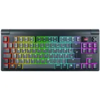 XTRFY MX 8.3 TKL Wireless, Verkabelt & Kabellos, USB + RF Wireless + Bluetooth, Mechanischer Switch, QWERTZ, RGB-LED, Grau