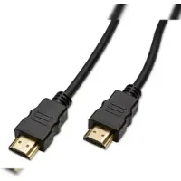Captiva Kabel HDMI zu HDMI schwarz 4K 60Hz 1m HighSpeed vergoldete Stecker