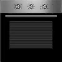 Midea Einbau-Backofen 65M80M1IX, Edelstahö 70 Liter, 8 Funktionen, Heißluft und Easy clean Innenraum
