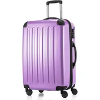 Hauptstadtkoffer - Alex - Hartschalen-Koffer mit Erweiterung Reisekoffer Hardcase Check-In Luggage 15-20 kg, expandable Trolley glossy 65 cm, 74 L,Flieder