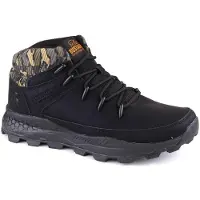 Bustagrip Herren Knöchelmodell Schuhe ArmyMRM10A schwarz Nubukleder wasserdicht