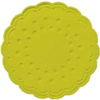Duni 250 ZELLT.UNTERSETZ. 8LG 7,5CM KIWI