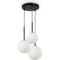 Maytoni Basic form Pendelleuchte, Hängeleuchte 3x E14 Schwarz-Matt