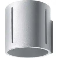 Sollux Wandleuchte INEZ grau 1xG9 8W Aluminium 10x12x10cm