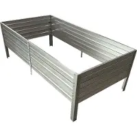 BAUMERA Garten-Hochbeet Verzinkter Stahl KLASIKA GARDEN 1500x750x300mm