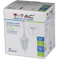 V-TAC Deckenleuchten - UP - E27-Fassung - IP44 - Weiß