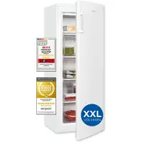 Exquisit Gefrierschrank GS5230-H-040D weiss | Tiefkühlschrank Groß 168 L Volumen | 4* Gefrieren | Türanschlag wechselbar