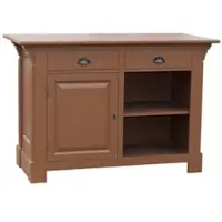 Casa Padrino Landhausstil Theke Braun 140 x 68 x H. 95 cm - Landhausstil Möbel