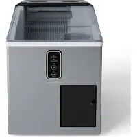 Klarstein Eiswürfelmaschine - Edelstahl, 15 kg/24 h, Kugel & Shaved Ice, 1,8 L Wassertank, LCD-Display, Kompakt, Eiswürfelbereiter für Partys/Events