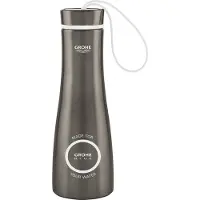 GROHE Trinkflasche BLUE Edelstahl, 450ml hard graphite gebürstet