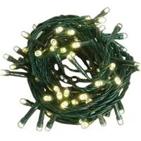 Linder Exclusiv GmbH LEX 500er LED Lichterkette, warmweiss Kabel grün LK020WG