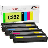 OBV Kompatibler Toner Set für Lexmark C3224dw MC3224dwe ersetzt C3220K0 C3220C0 C3220M0 C3220Y0 - ca. 1500 Seiten