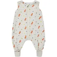 Sterntaler Ganzjahres-Sleepoverall Musselin 1.0 TOG, weiss, 68