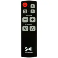 Seki Medium Programmierbare Universalfernbedienung, 2 steuerbare Geräte