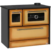 SimgeSoba Küchenofen Holzherd 701-G Omega Cappuccino, rechte Version - 9,18 kW