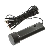 MARELIDA LED Lichterkette Durawise - 24 warmweiße LED - L: 1,7m - 8 Funktionen - Timer - Batterie bis 60 Tage