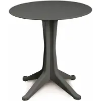 Progarden Tisch Levante 70 cm anthrazit rund, Vollkunststoff