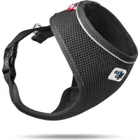 Curli Basic Geschirr Air-Mesh schwarz, Größe: M / Gewicht: 6-9 kg