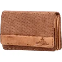 The Skandinavian Brand Damen Leder Geldbörse Quer - Cognac : Cognac Farbe vom Hersteller: Cognac