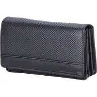 The Skandinavian Brand Damen Leder Geldbörse Quer - Black : Black Farbe vom Hersteller: Black