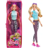 Barbie Fashionistas Puppe mit Malibu Top und Leggings, Anziehpuppe