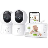 Arenti 2MP/1080P WiFi Baby Kit w. dual cameras+LCD