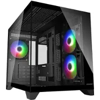 Cougar Gehäuse Mini-Tower, FV150 ARGB, Schwarz, Mini Tower, PC, Schwarz, micro ATX, Mini-ITX, Gaming, Multi
