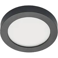 PRIOS LED-Deckenleuchte Edwina, schwarz, 23 cm, CCT, IP44