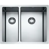 NABER Corno Piu PFU11, Spüle, Edelstahl, Becken rechts
