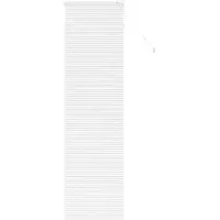 vidaXL Balkenjalousien Weiß 220 x 65 cm Aluminium