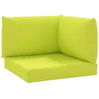 vidaXL Palettenkissen 3-Tlg Hellgrün Oxford-Gewebe 361784