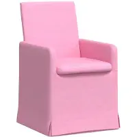vidaXL Esszimmerstühle 2 Stk. Stoff Rosa 57 x 67 x 95 cm